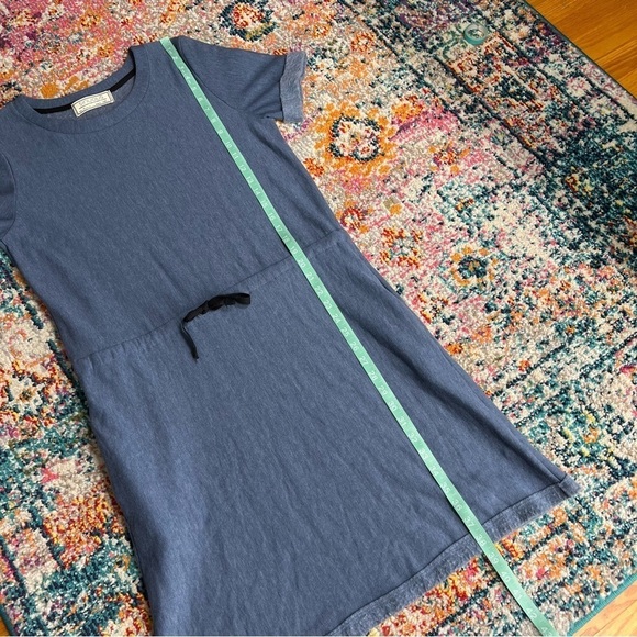 Sinuous Blue Tie‎ Waist Tshirt Dress - Picture 10 of 10